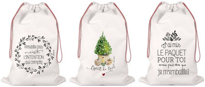 Hotte de Noël cadeau enfant et adulte